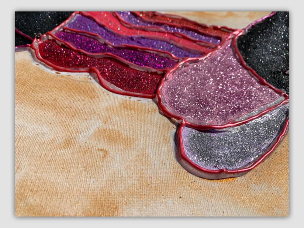 Dancer With-Violet-Ribbon-Detail