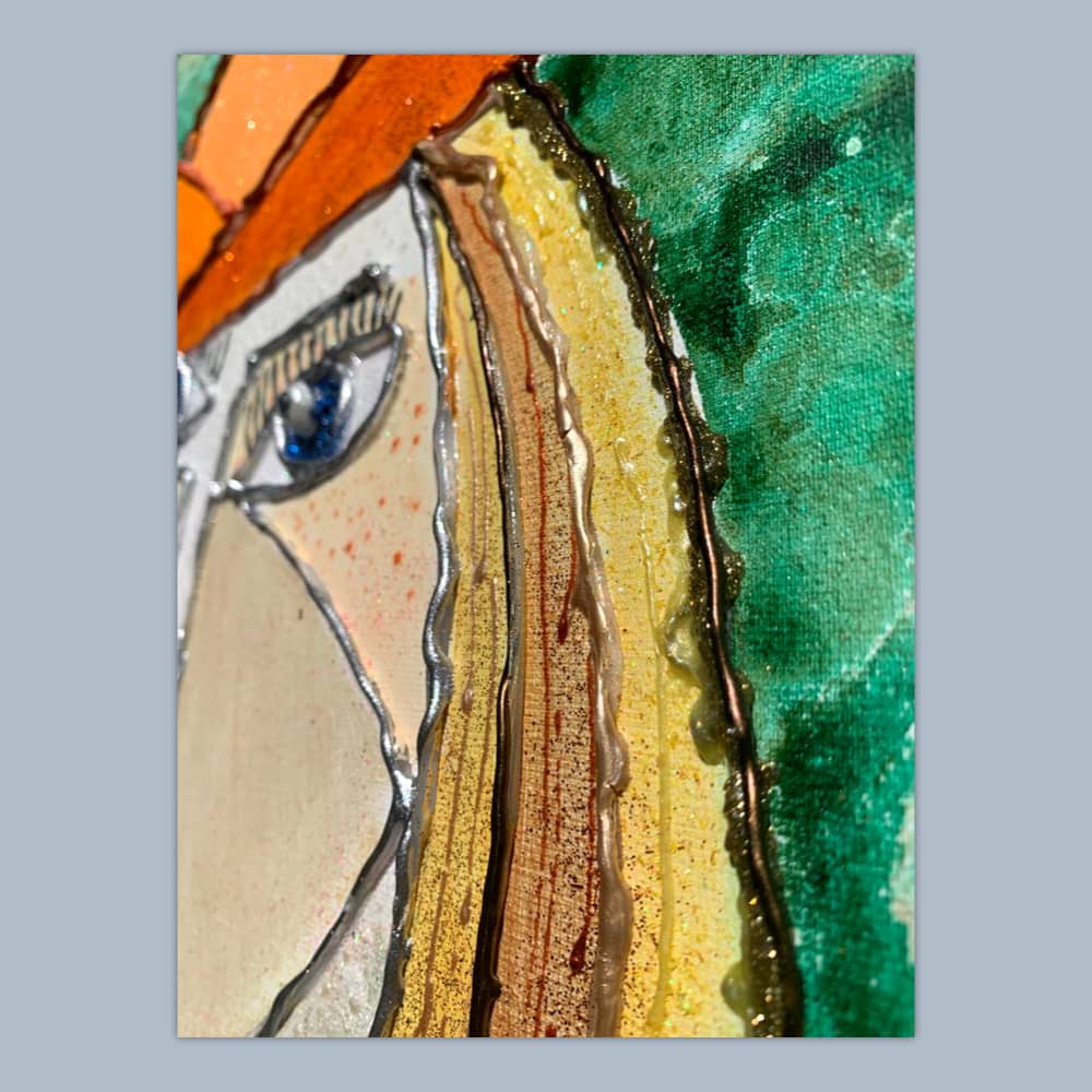 Happy Fantasy-Lady-With-Hut-Detail