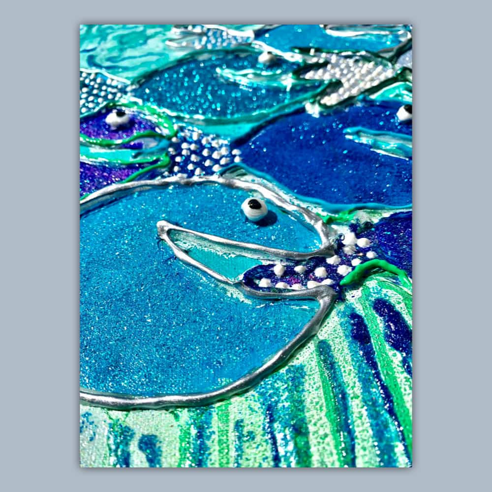 Happy Fishes-Tuerkis-Detail